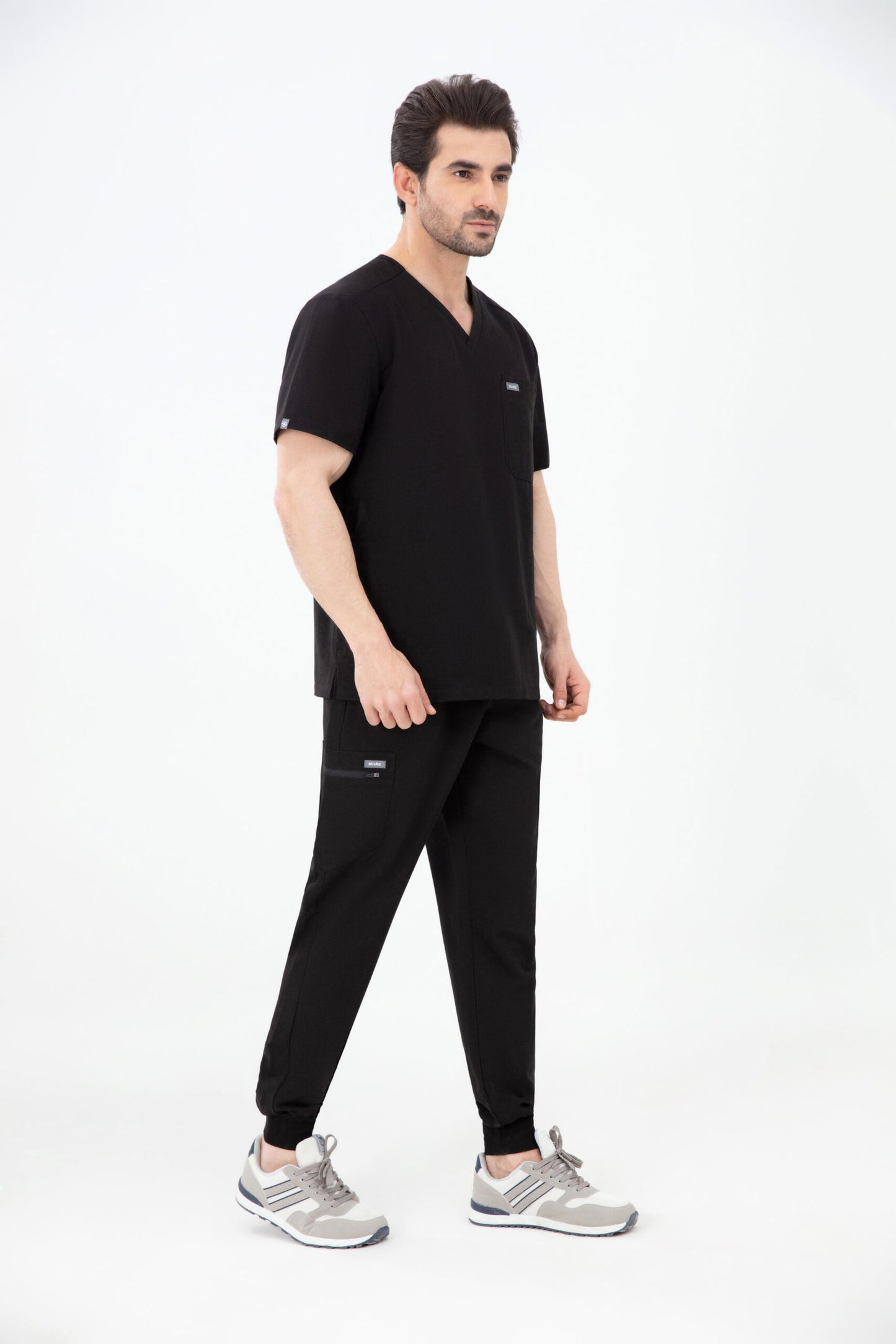 Kuro V Neck Four pockets Scrub With Invisible Side Pockets Mens