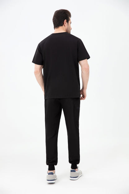 Kuro V Neck Four pockets Scrub With Invisible Side Pockets Mens