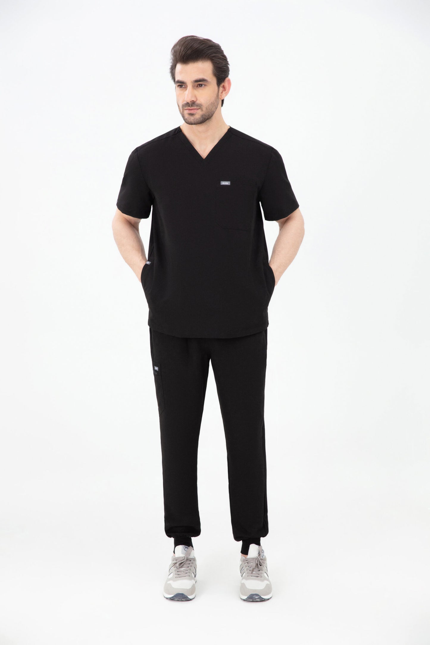 Kuro V Neck Four pockets Scrub With Invisible Side Pockets Mens