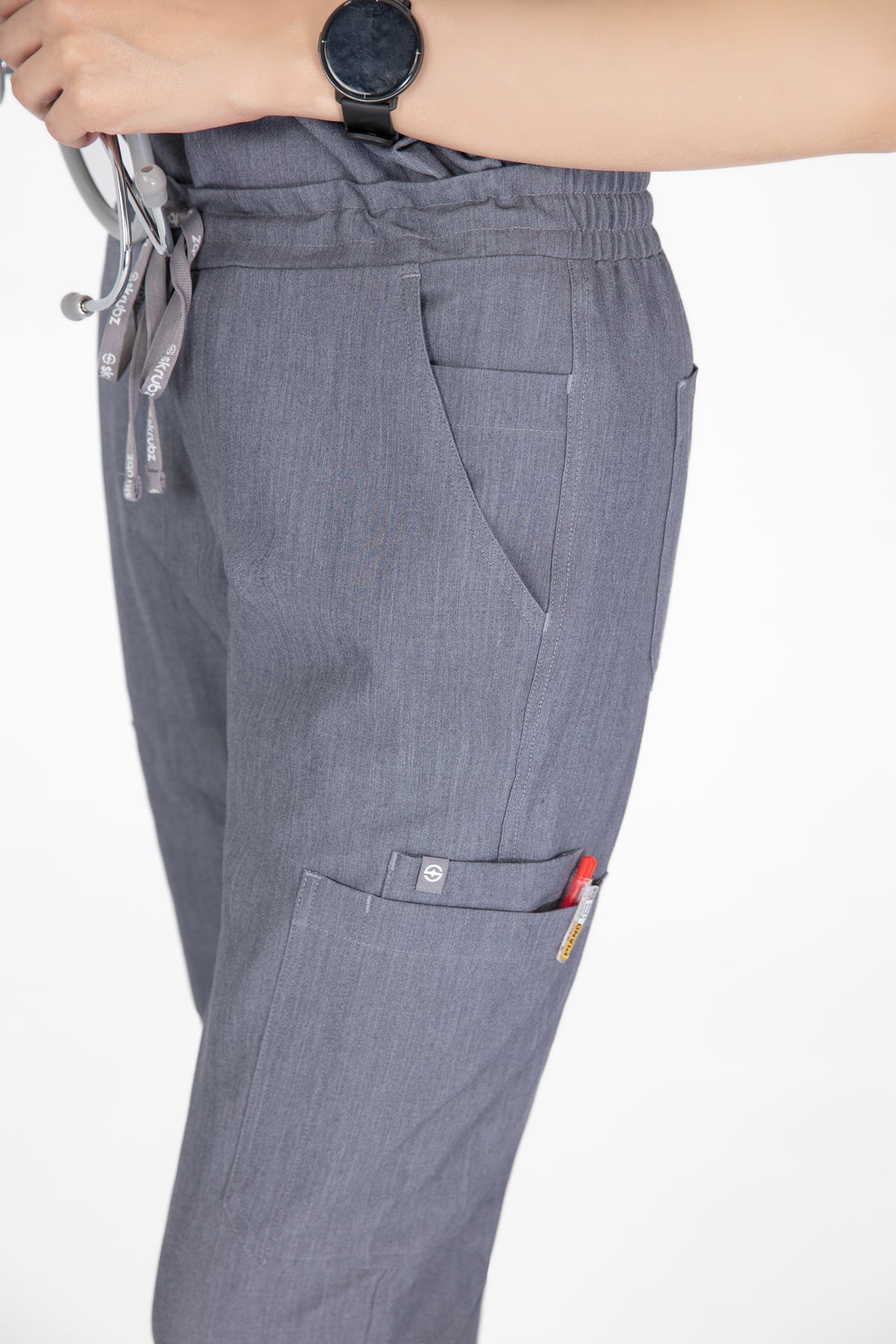 Hachi Cargo Scrub pants 9 Pockets Womens
