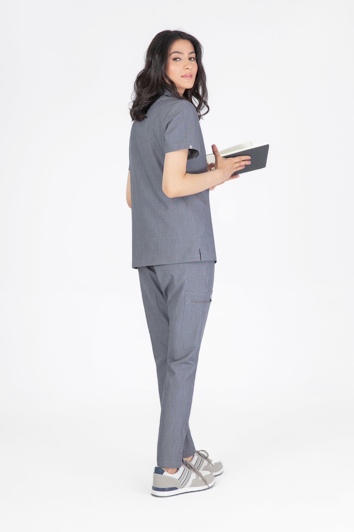 Kiro Zip Neck Polo Scrub womens