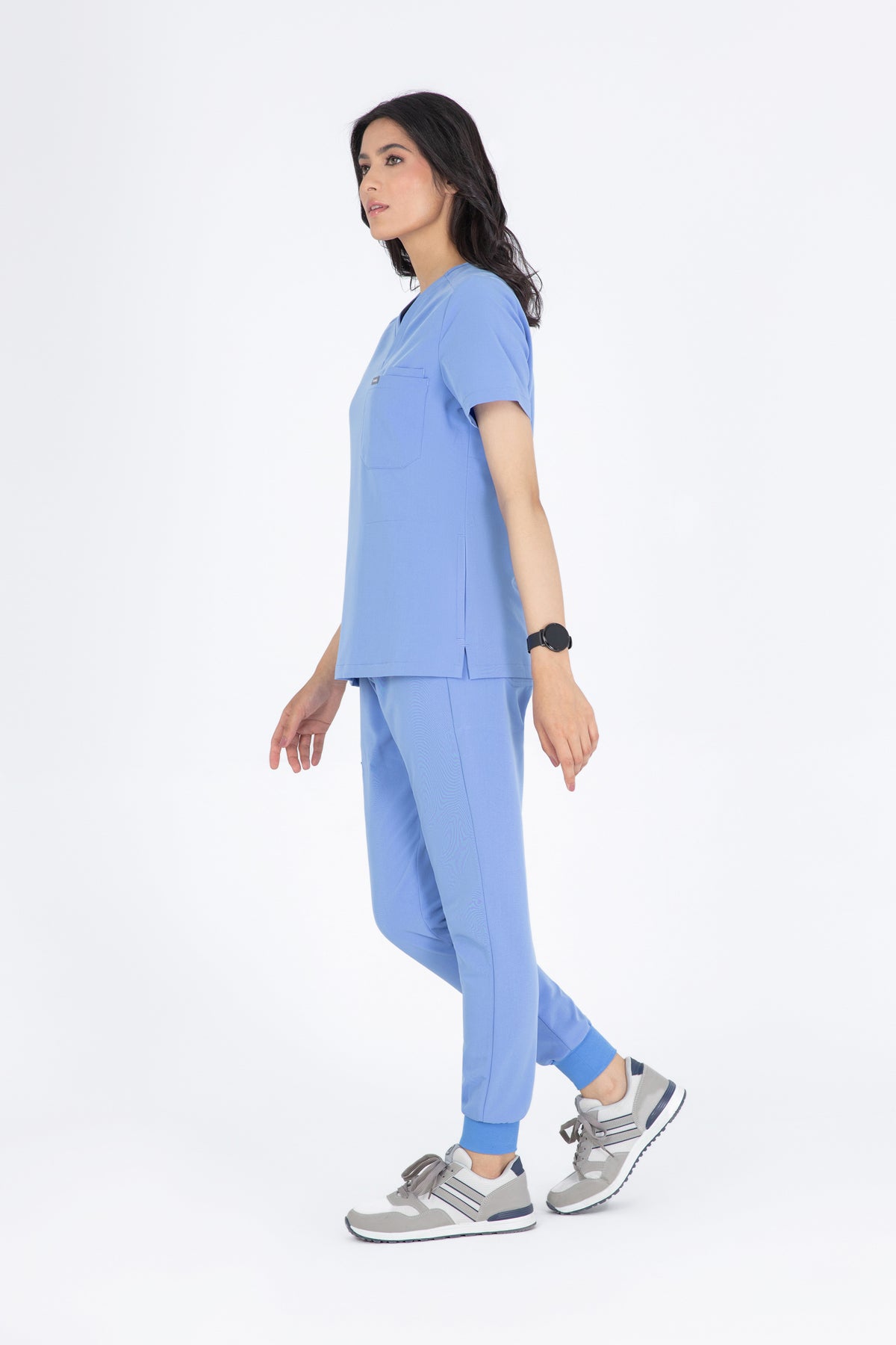 Kuro V Neck Four pockets Scrub With Invisible Side Pockets Women's