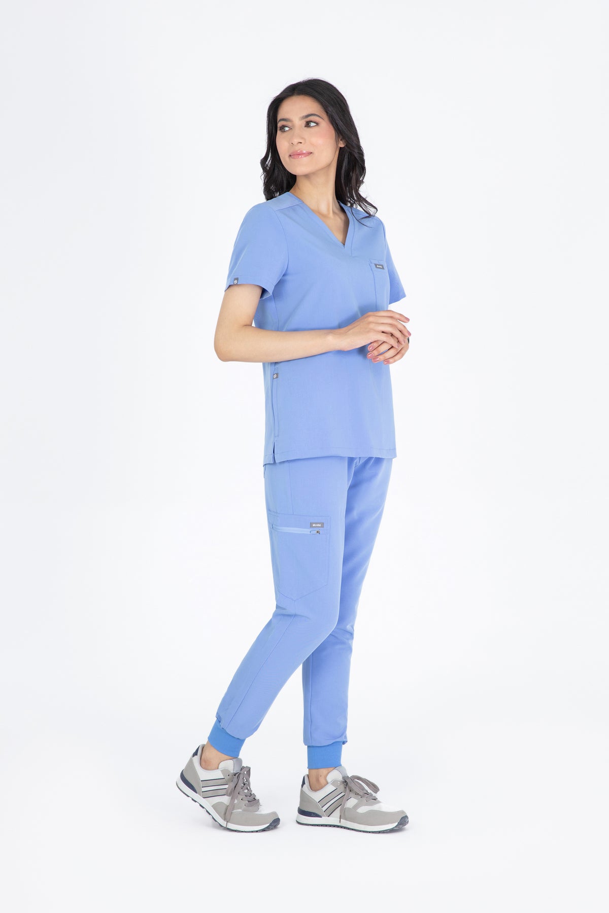Kuro V Neck Four pockets Scrub With Invisible Side Pockets Women's