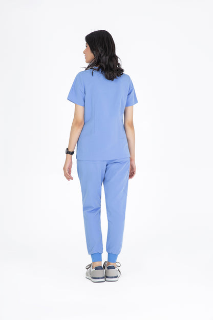 Kuro V Neck Four pockets Scrub With Invisible Side Pockets Women's