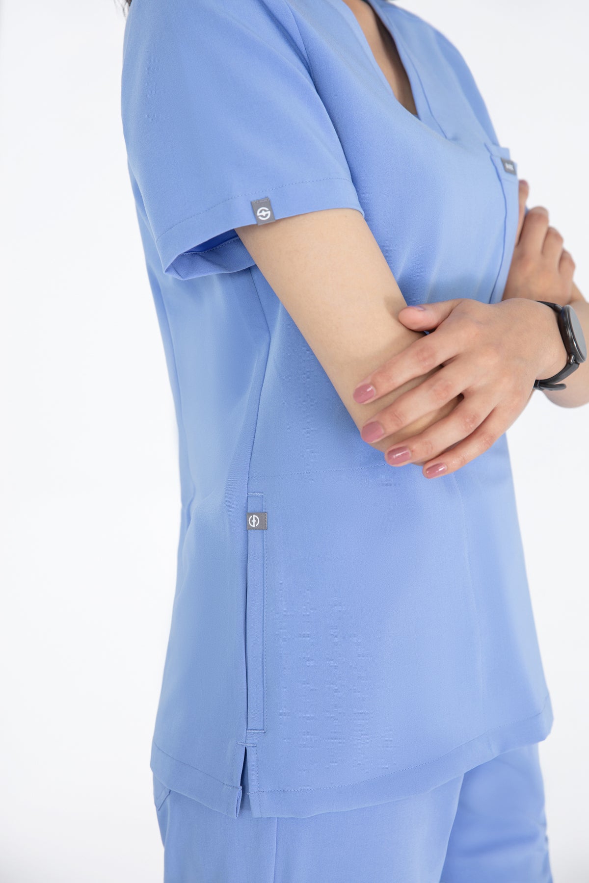Kuro V Neck Four pockets Scrub With Invisible Side Pockets Women's