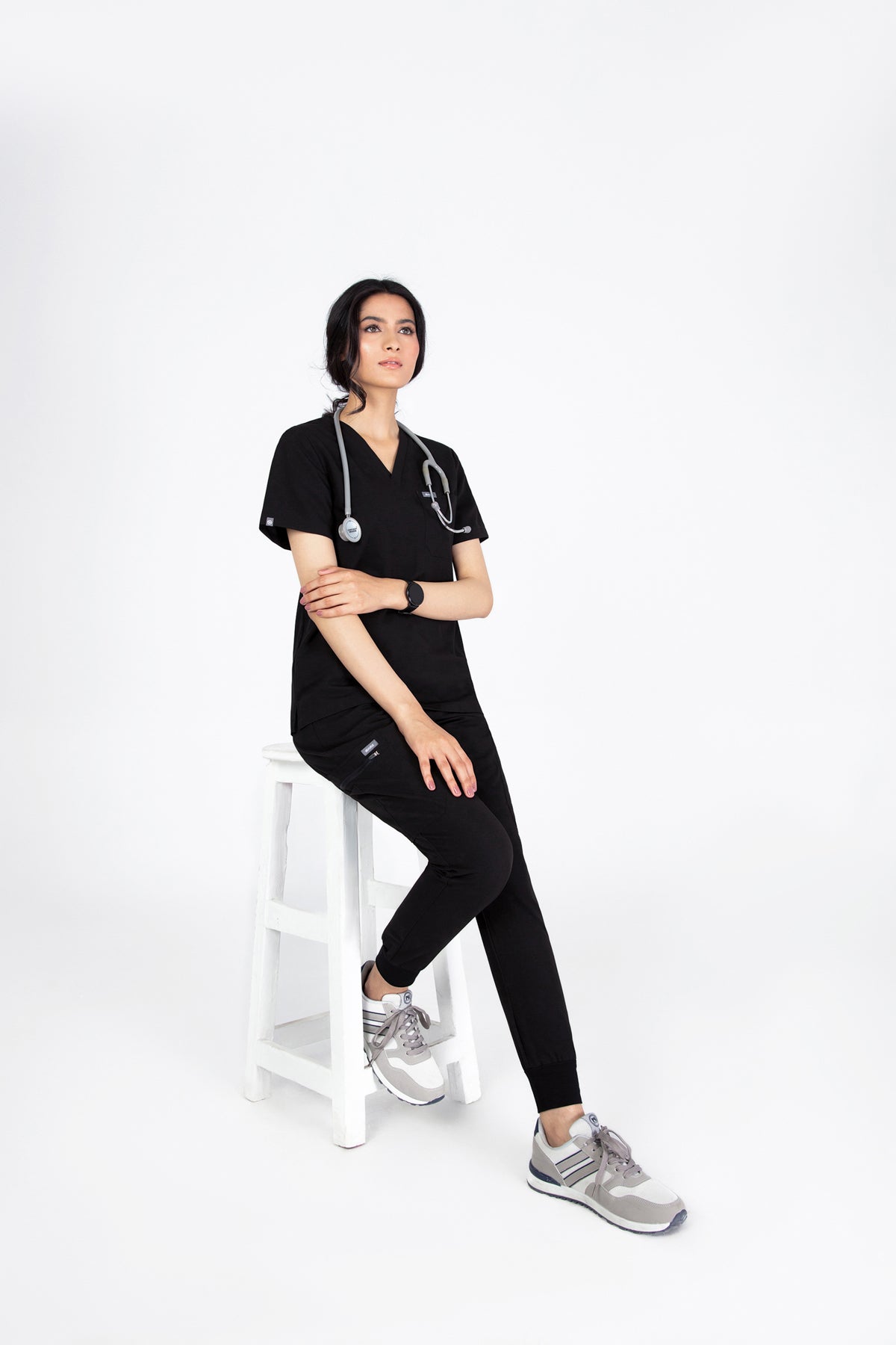 Aka V Neck One Pocket Scrub Womens