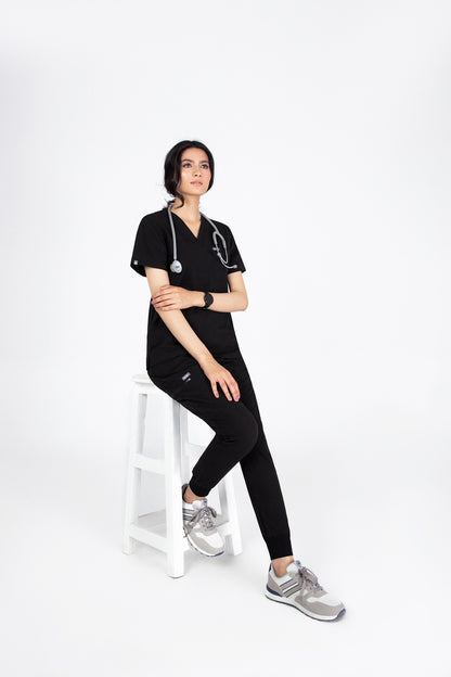 Aka V Neck One Pocket Scrub Womens