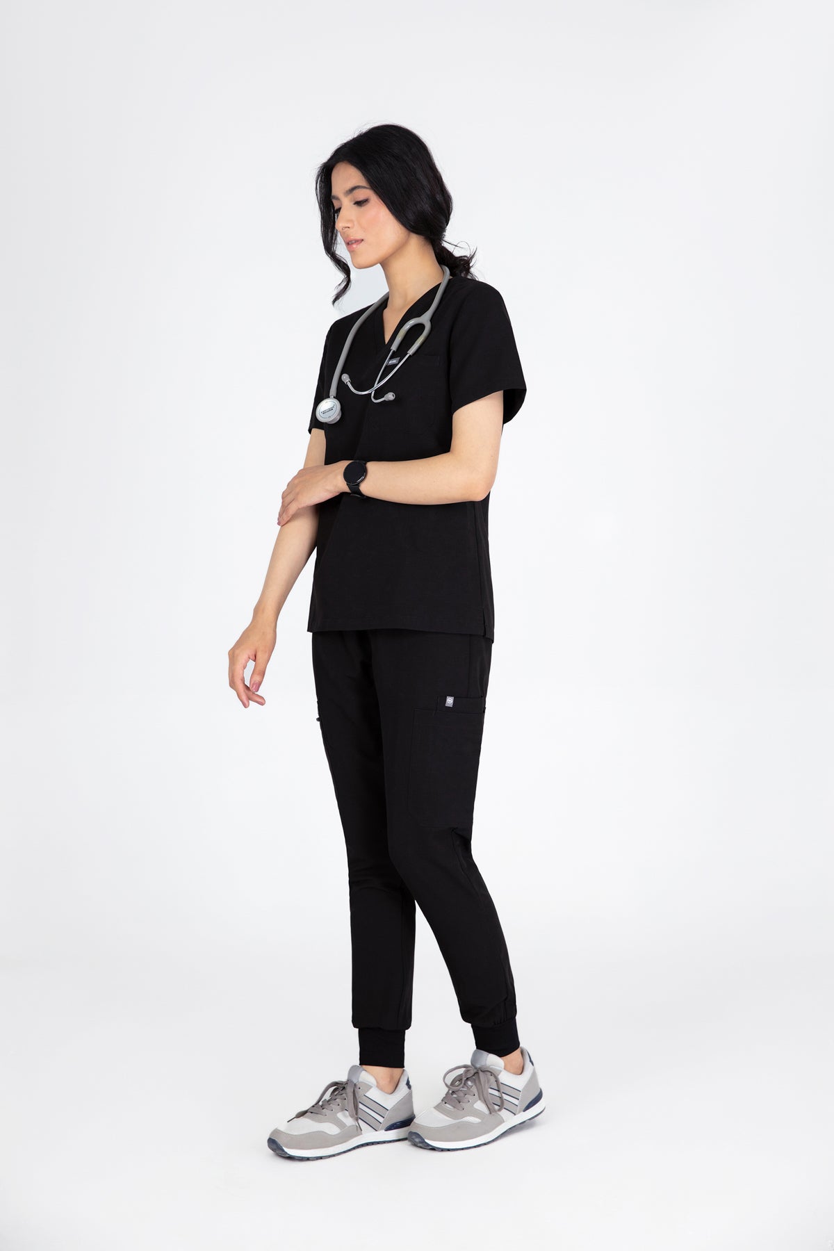 Aka V Neck One Pocket Scrub Womens