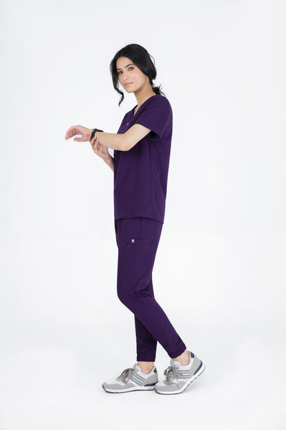 Aka V Neck One Pocket Scrub Womens