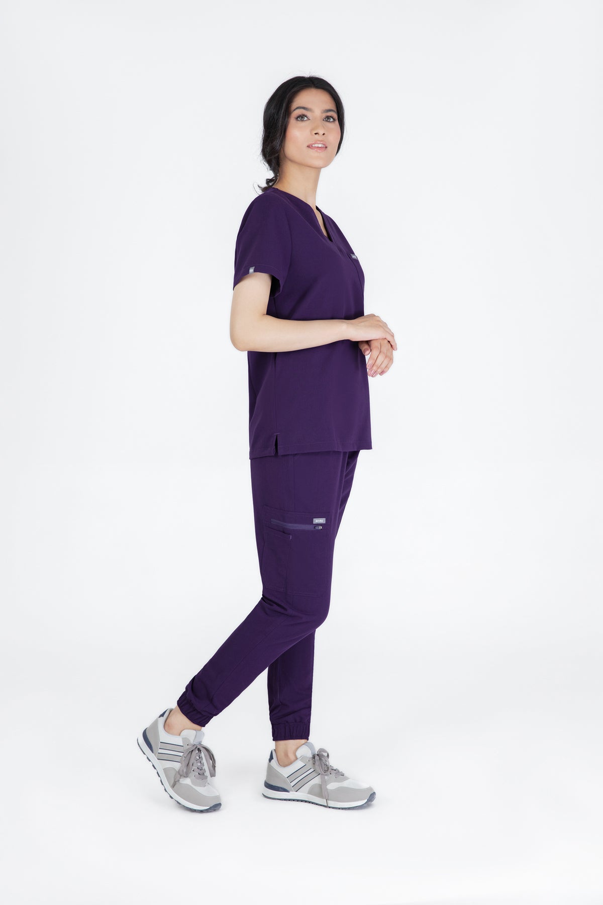 Aka V Neck One Pocket Scrub Womens