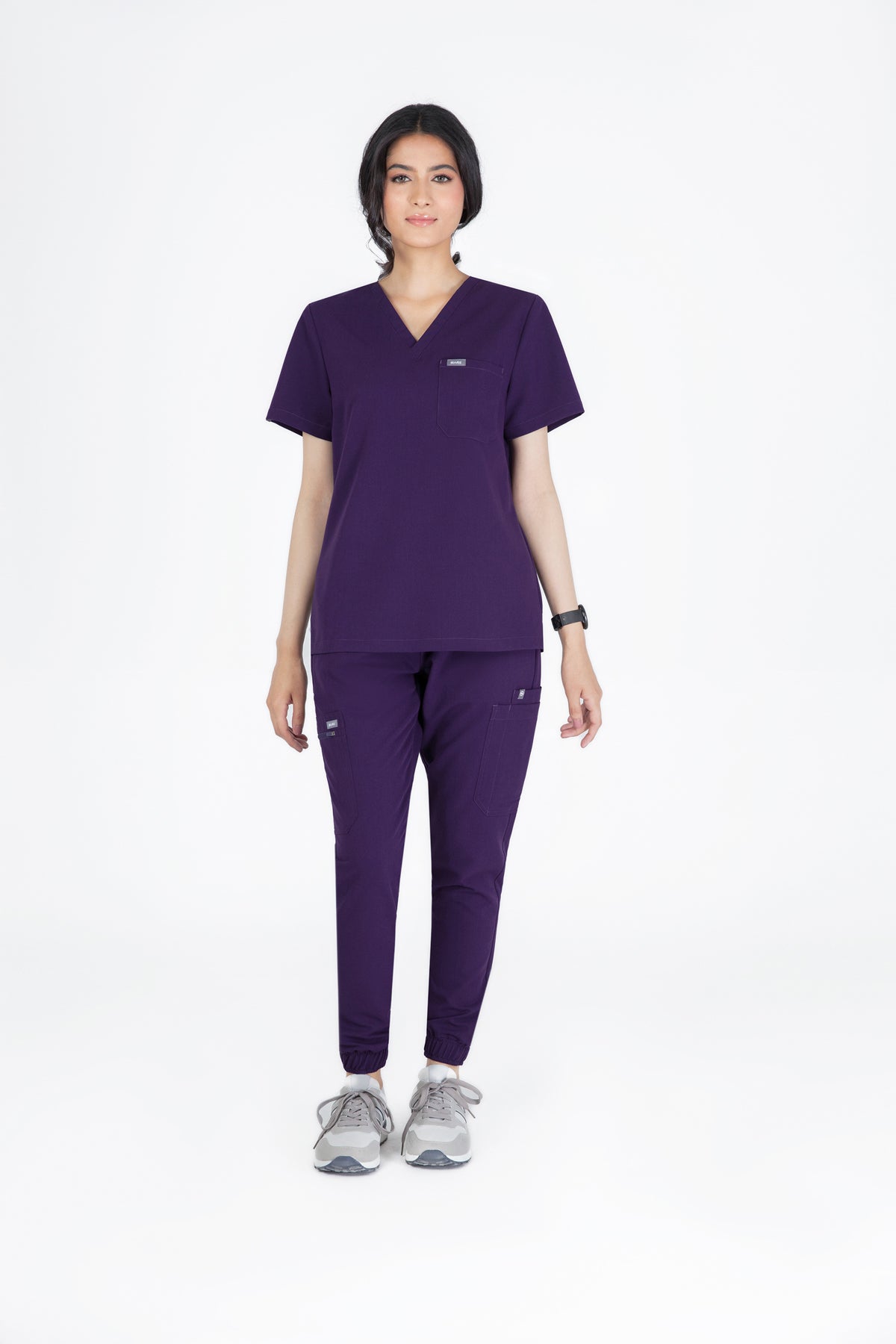 Aka V Neck One Pocket Scrub Womens