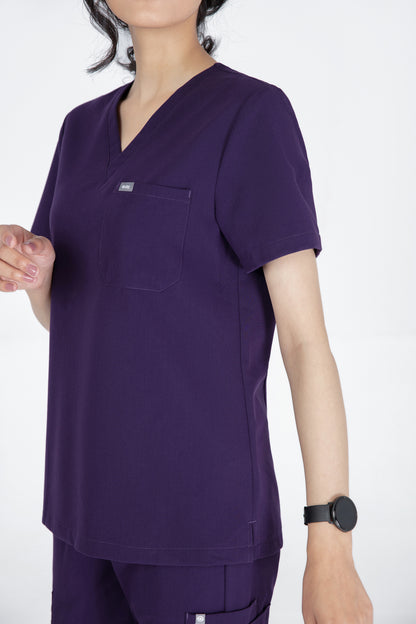 Aka V Neck One Pocket Scrub Womens
