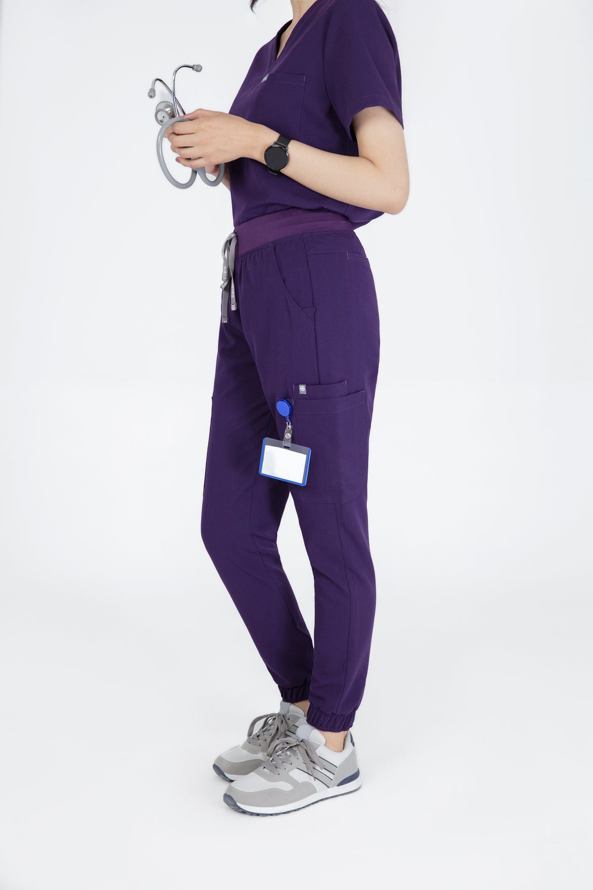 Shiro Yoga Waist 10 pocket Jogger Scrub Pants Womens