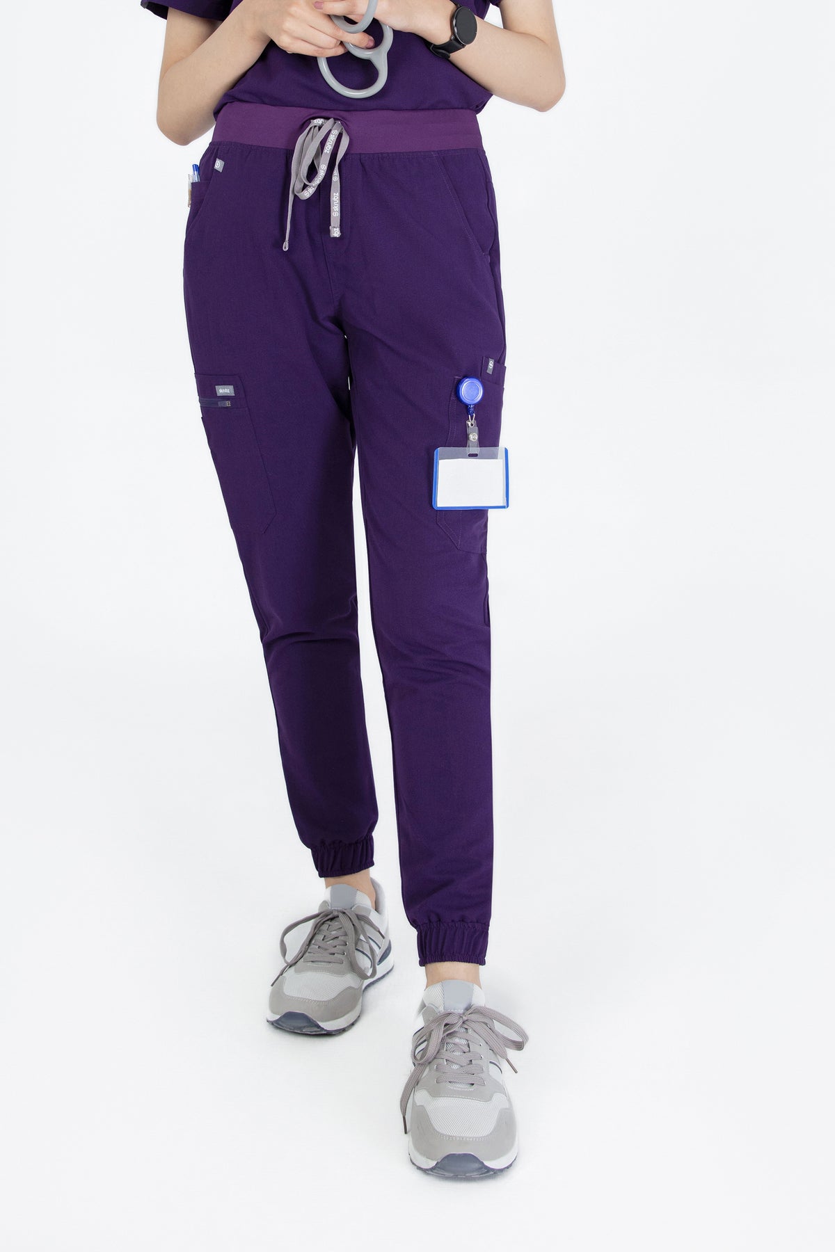 Shiro Yoga Waist 10 pocket Jogger Scrub Pants Womens