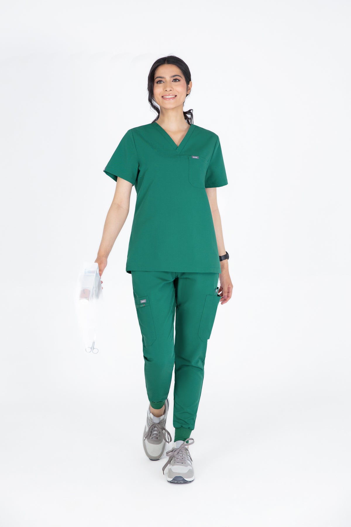 Aka V Neck One Pocket Scrub Womens