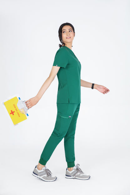 Aka V Neck One Pocket Scrub Womens