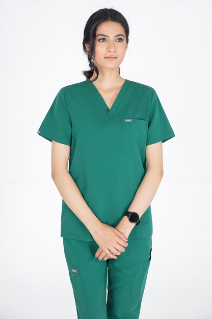 Aka V Neck One Pocket Scrub Womens