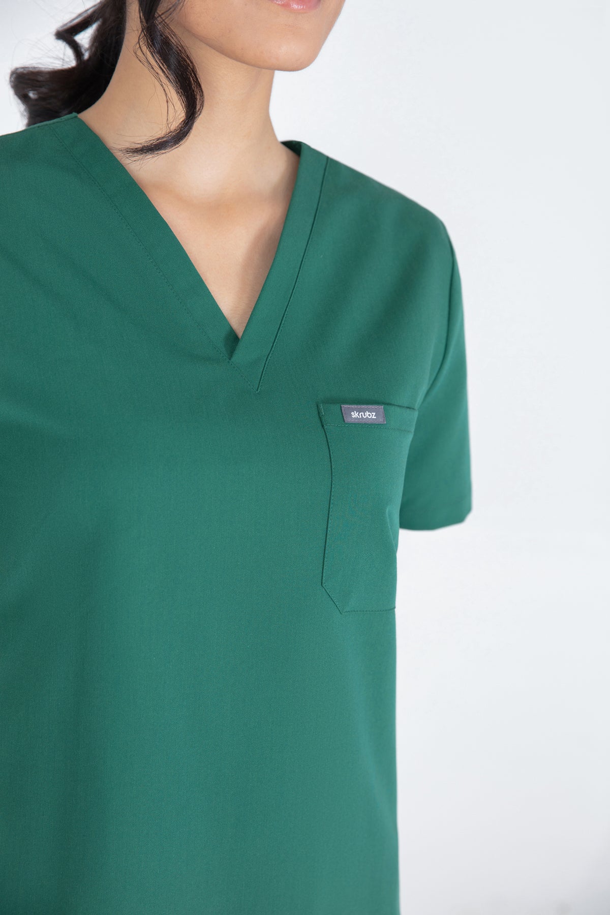 Aka V Neck One Pocket Scrub Womens