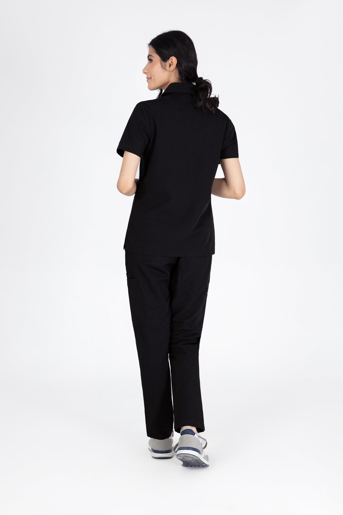 Kiro Zip Neck Polo Scrub womens