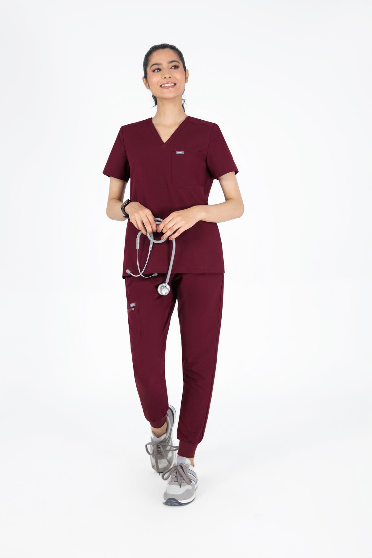 Kuro V Neck Four pockets Scrub With Invisible Side Pockets Women's