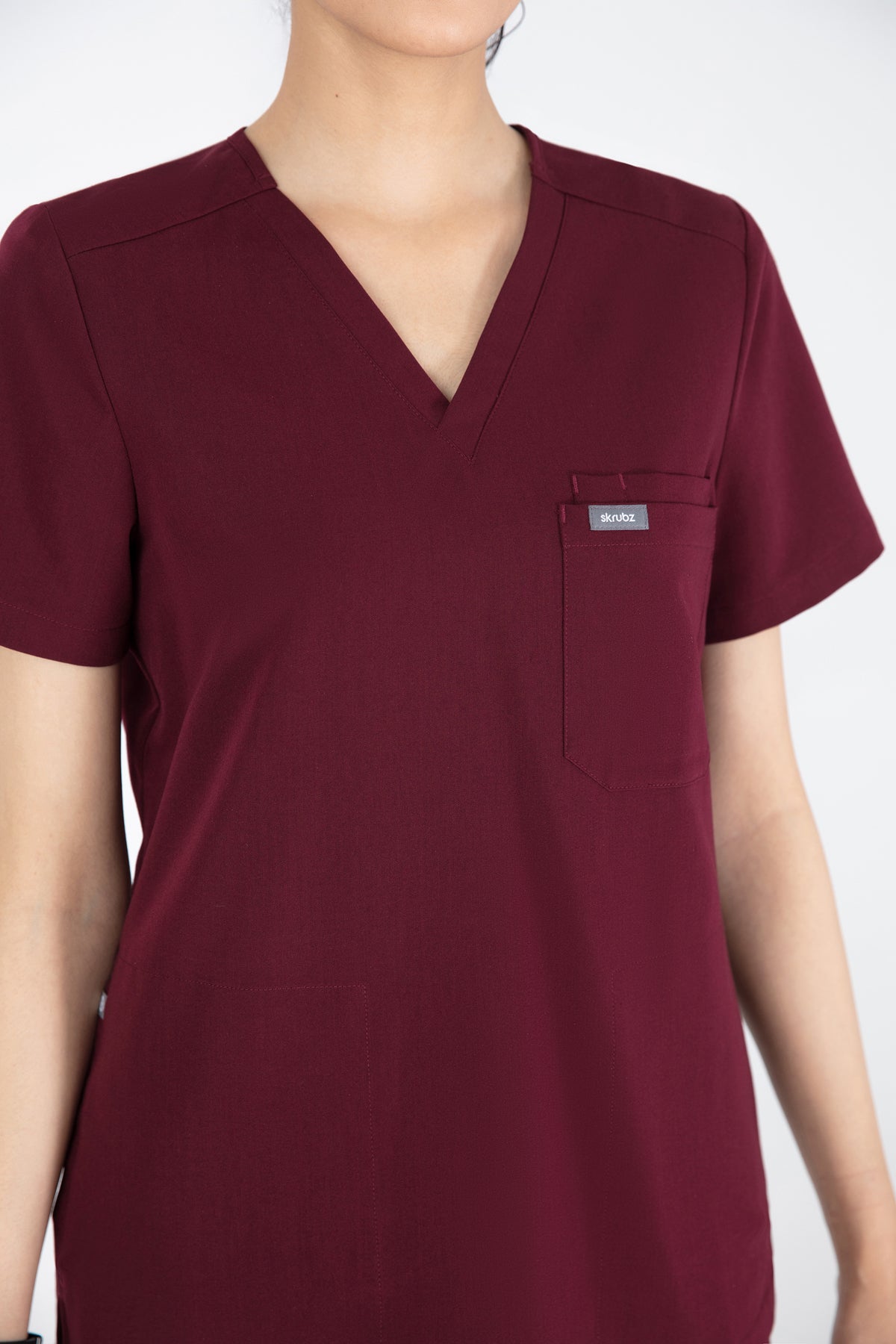 Kuro V Neck Four pockets Scrub With Invisible Side Pockets Women's