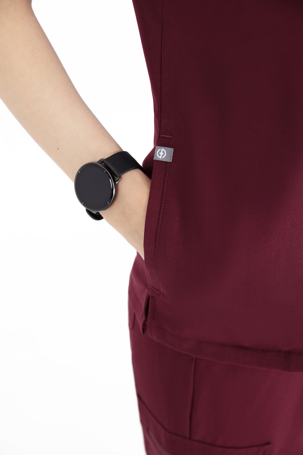 Kuro V Neck Four pockets Scrub With Invisible Side Pockets Women's