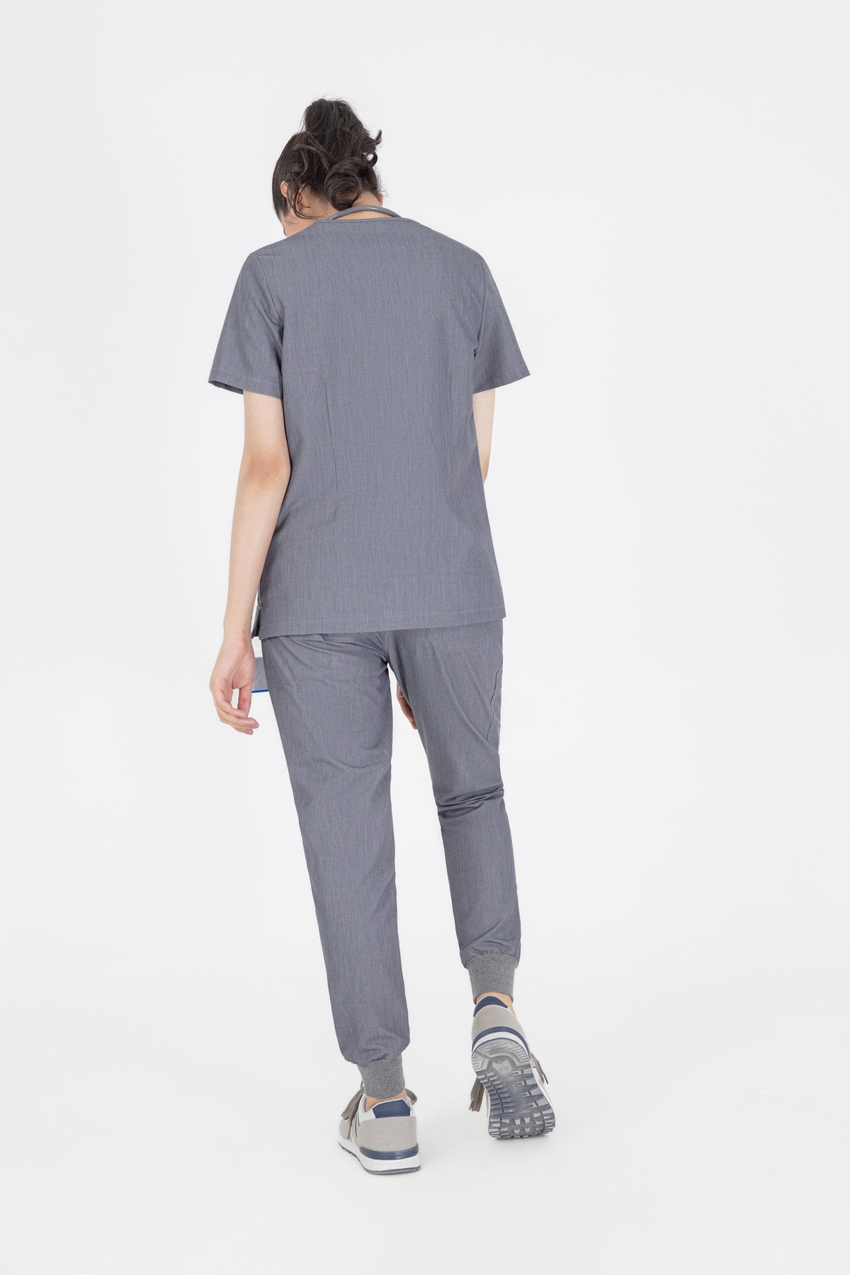 Kuro V Neck Four pockets Scrub With Invisible Side Pockets Women's