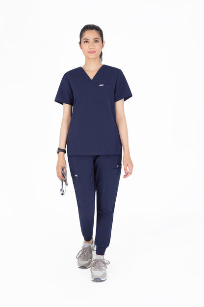 Aka V Neck One Pocket Scrub Womens