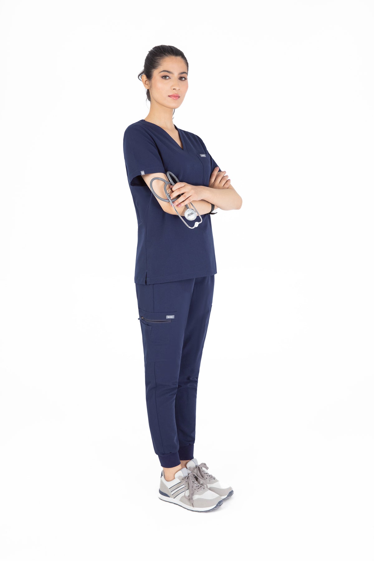 Aka V Neck One Pocket Scrub Womens
