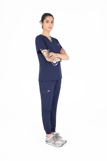 Aka V Neck One Pocket Scrub Womens