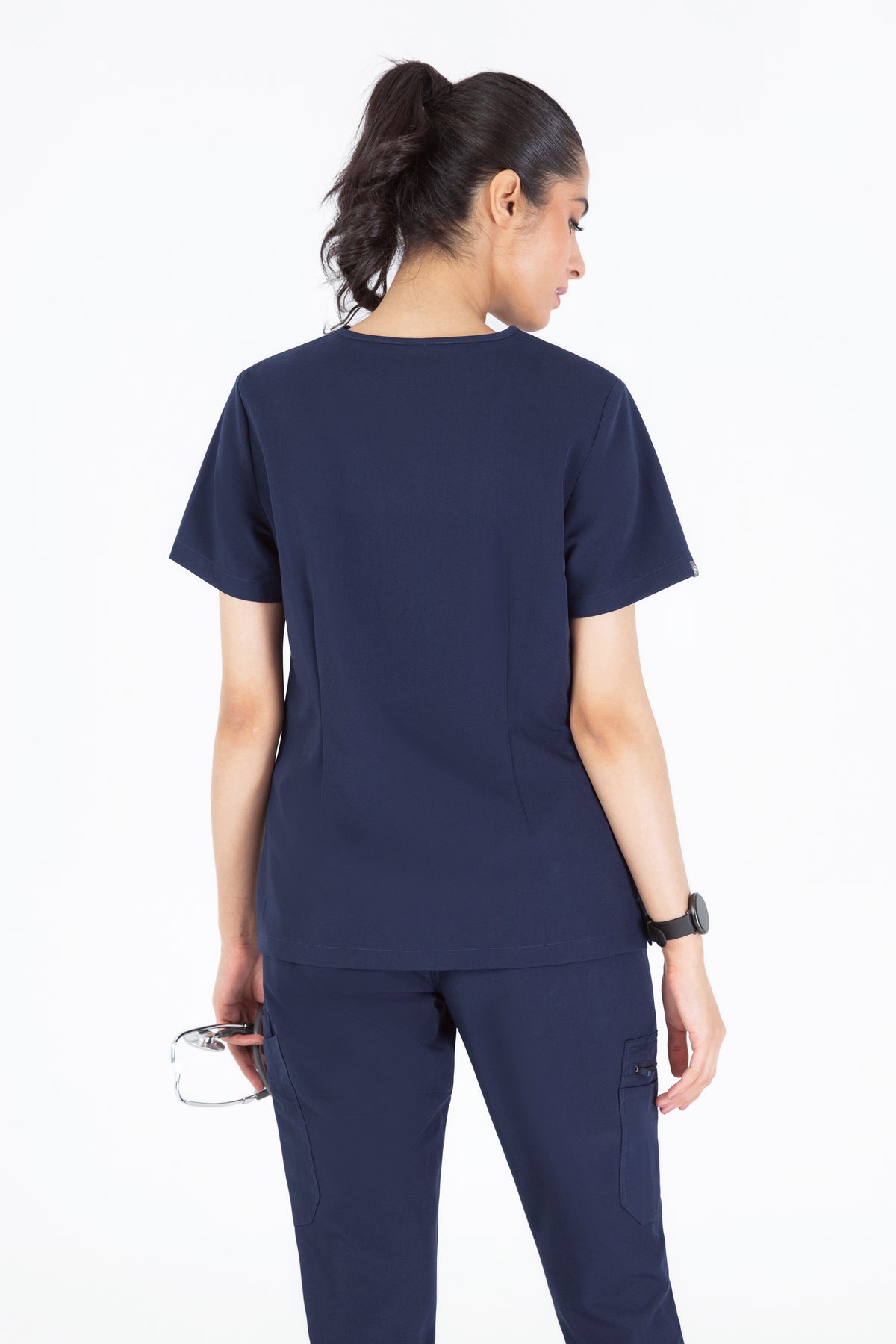 Aka V Neck One Pocket Scrub Womens
