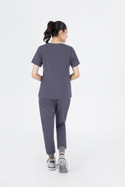 Aka V Neck One Pocket Scrub Womens