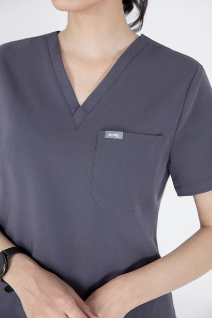 Aka V Neck One Pocket Scrub Womens