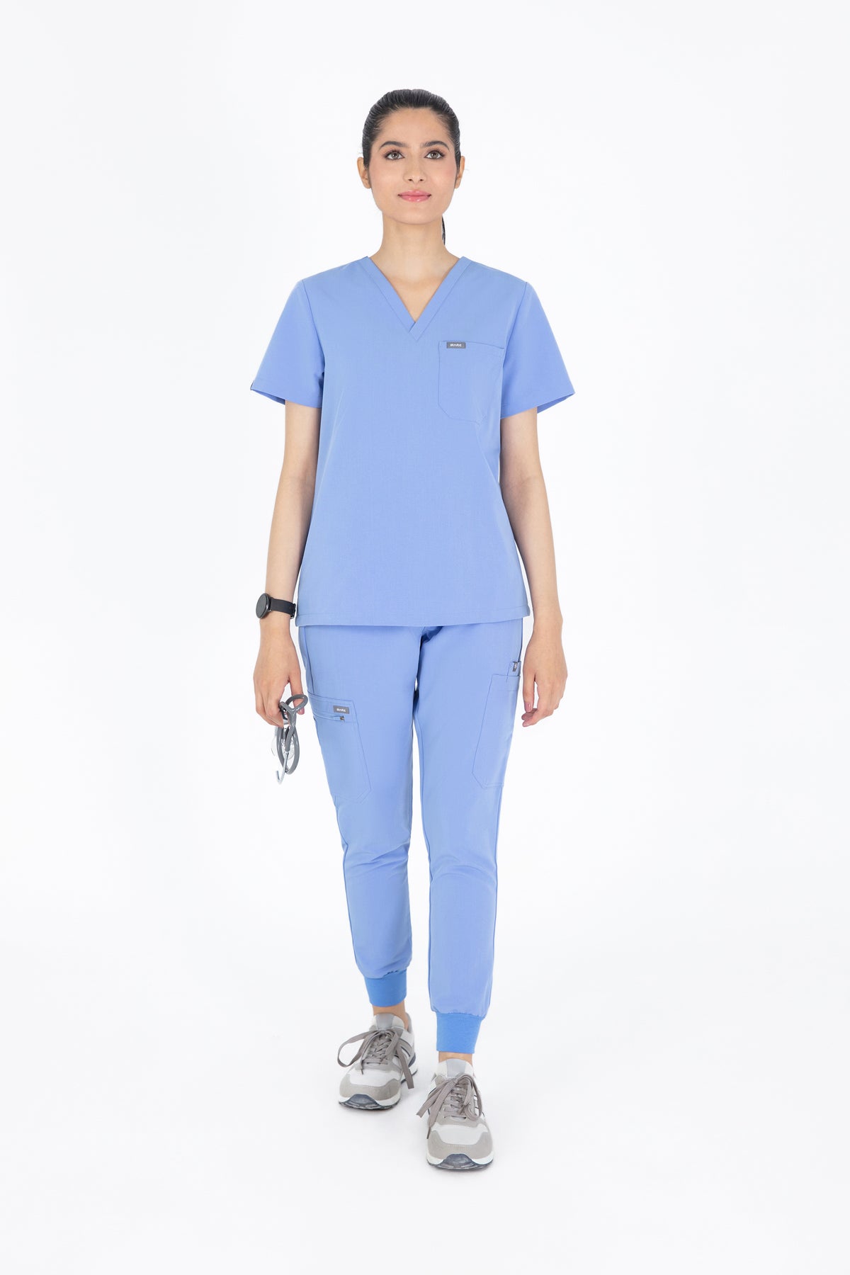 Aka V Neck One Pocket Scrub Womens
