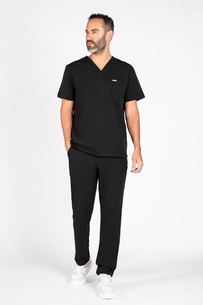 Kaizen V Neck One Pocket Scrub Top Mens