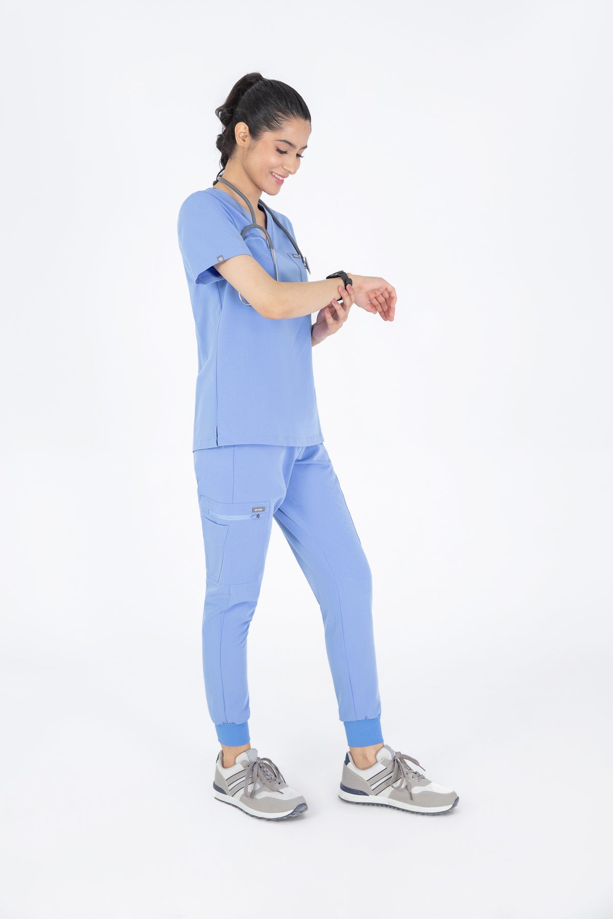 Shiro Yoga Waist 10 pocket Jogger Scrub Pants Womens