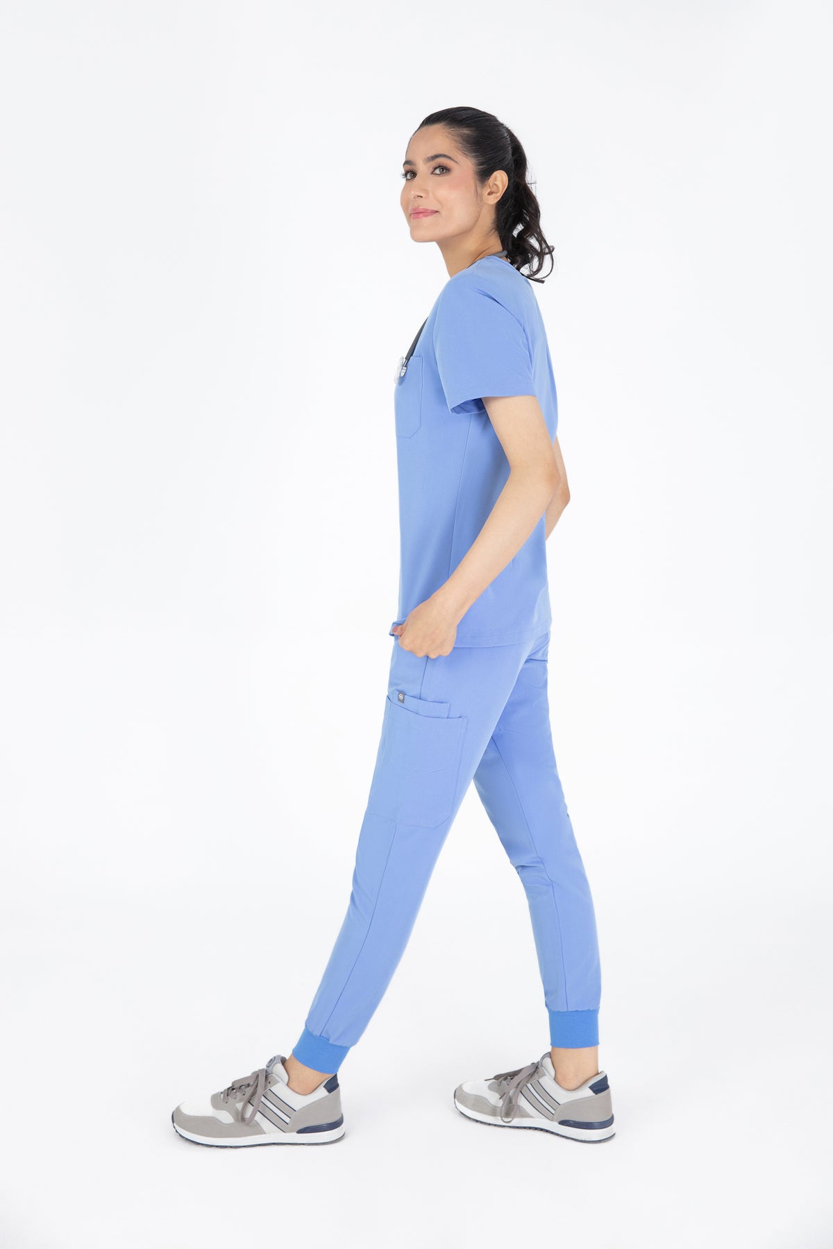Shiro Yoga Waist 10 pocket Jogger Scrub Pants Womens