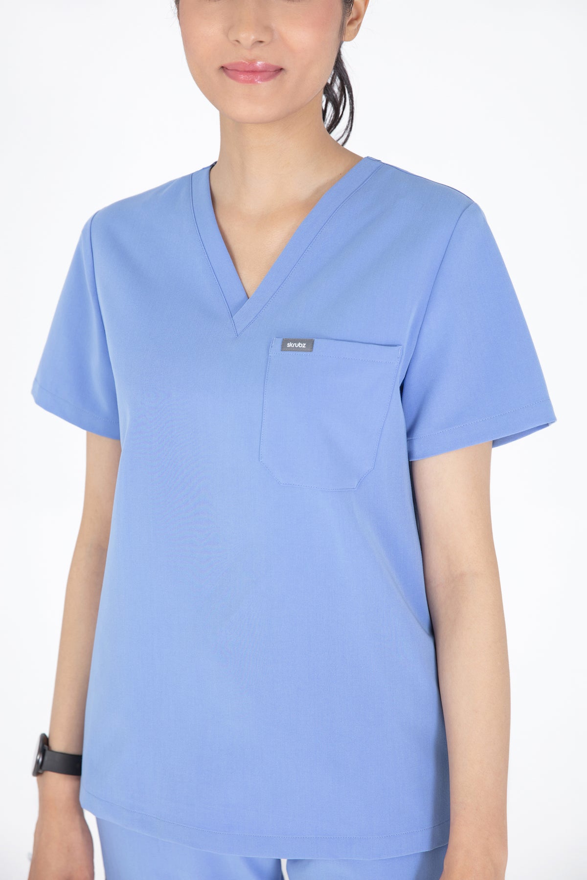 Aka V Neck One Pocket Scrub Womens