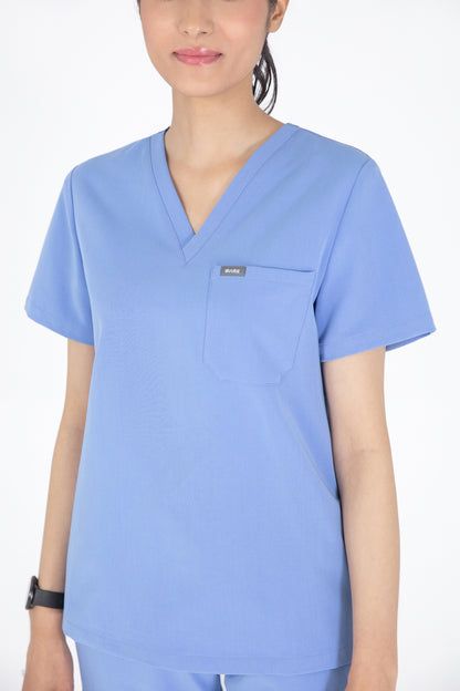 Aka V Neck One Pocket Scrub Womens
