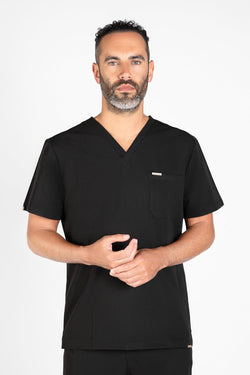 Colosseum Kaizen V Neck One Pocket Scrub Top Mens