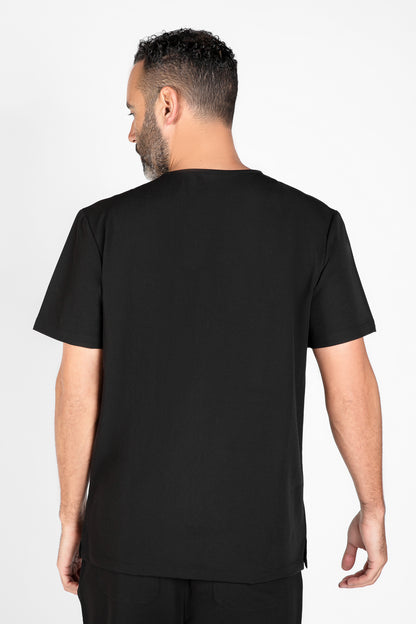 Kaizen V Neck One Pocket Scrub Top Mens