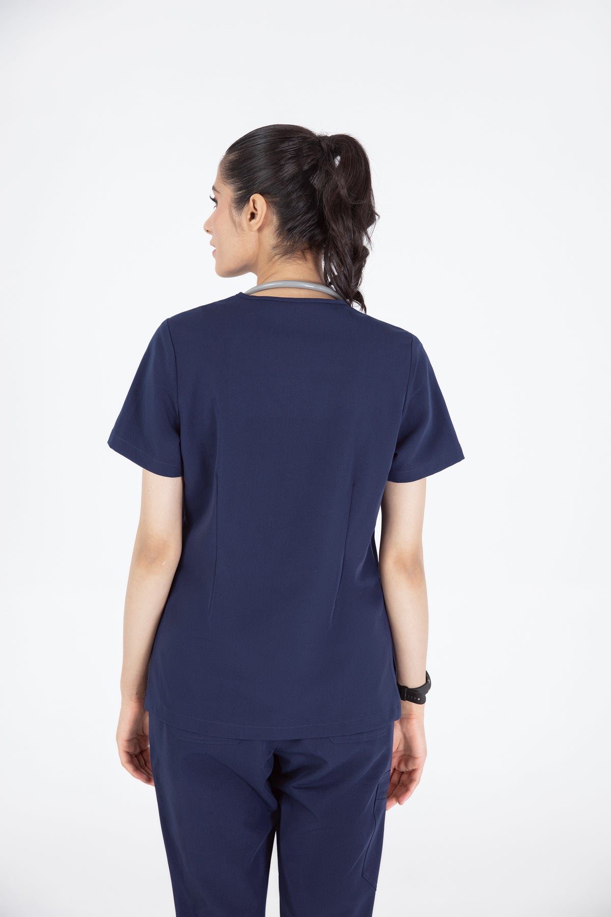 Kuro V Neck Four pockets Scrub With Invisible Side Pockets Women's