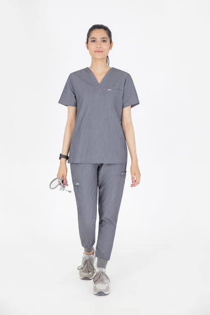 Aka V Neck One Pocket Scrub Womens