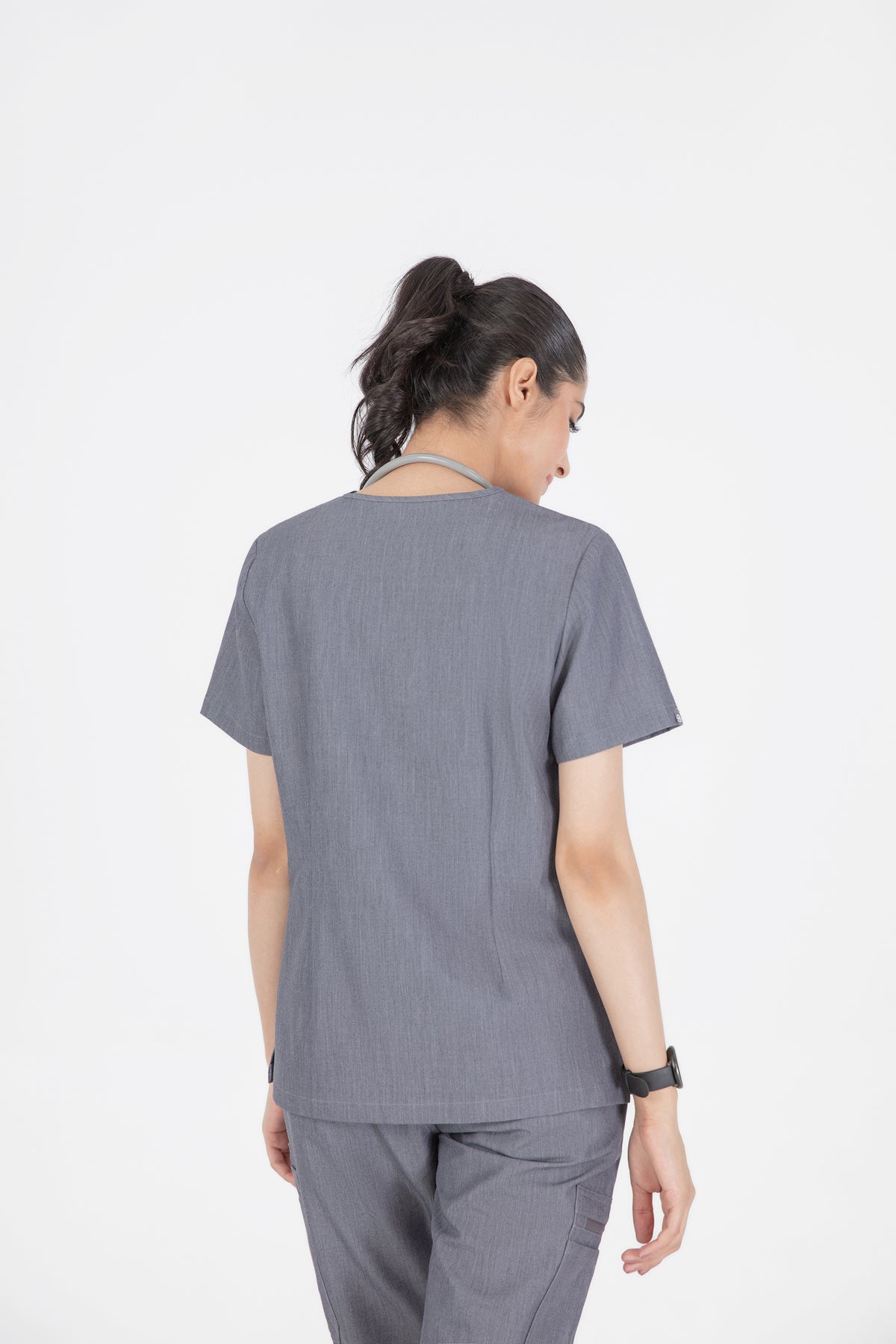 Aka V Neck One Pocket Scrub Womens