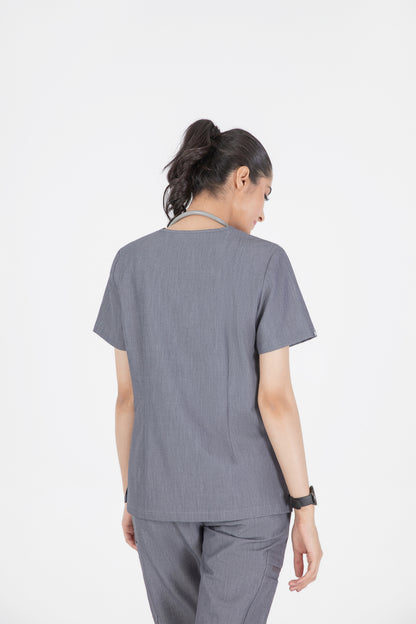 Aka V Neck One Pocket Scrub Womens