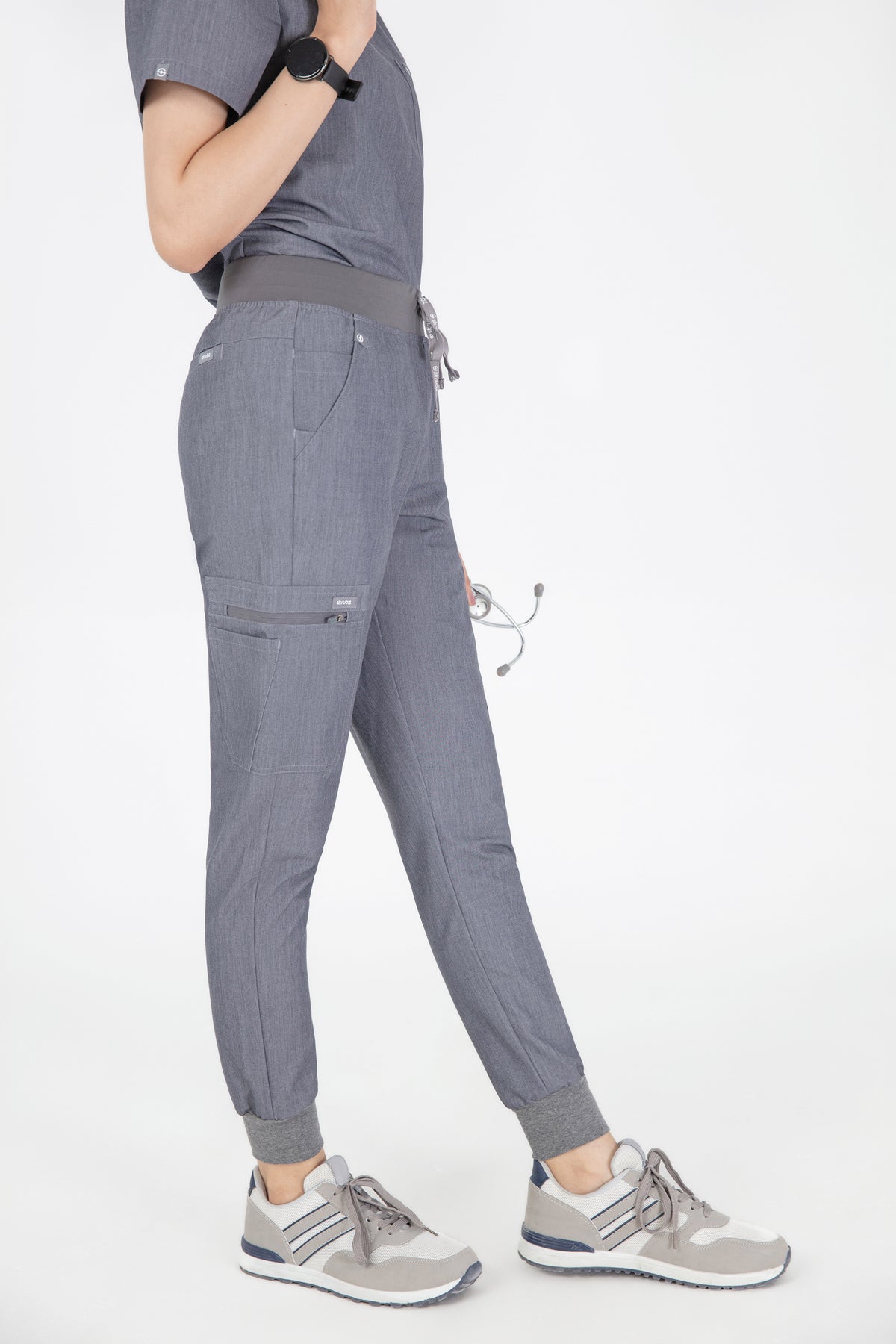 Shiro Yoga Waist 10 pocket Jogger Scrub Pants Womens