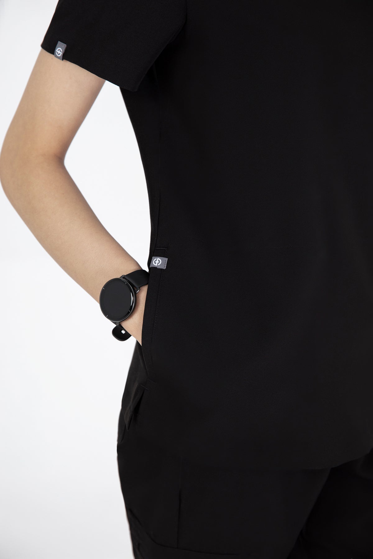 Kuro V Neck Four pockets Scrub With Invisible Side Pockets Women's