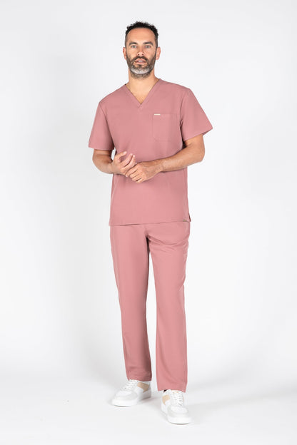 Kaizen V Neck One Pocket Scrub Top Mens