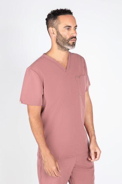 Kaizen V Neck One Pocket Scrub Top Mens