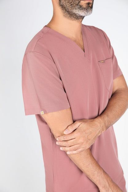 Kaizen V Neck One Pocket Scrub Top Mens